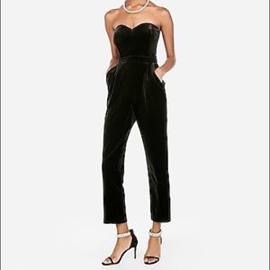 Express velvet jumpsuit